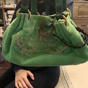 Juicy Green Terry Cloth Bag